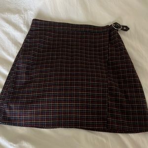 plaid skirt